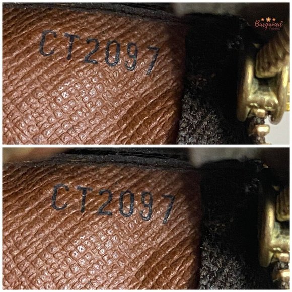 Authentic Louis Vuitton Vintage Monogram Coated Canvas Leather Coin Key Pouch - Picture 10 of 11